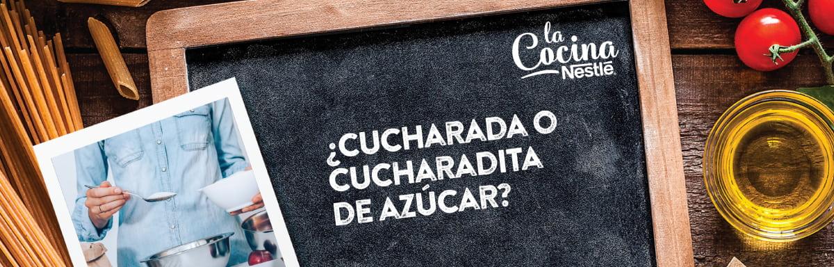 ¿Cucharada o cucharadita de azúcar?