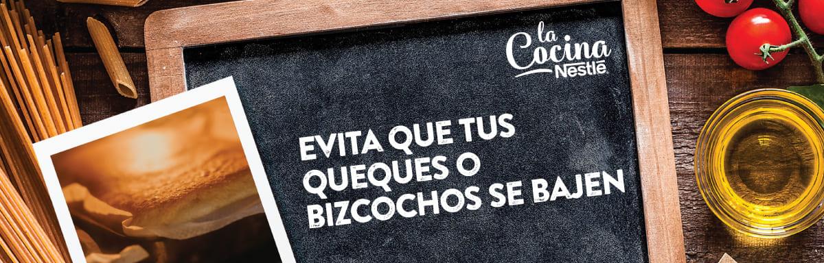 Evita que tus queques o bizcochos se bajen Evita que tus queques o bizcochos se bajen