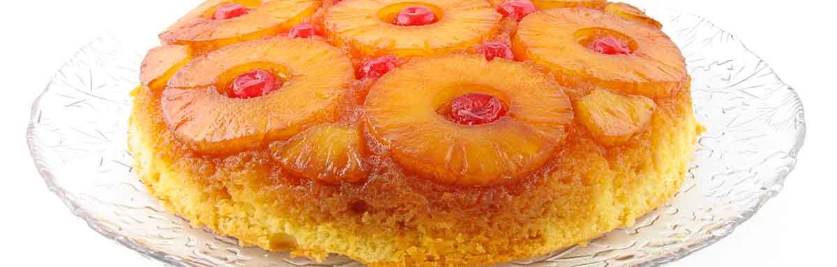 Un postre de piña