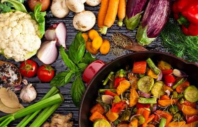 Cocinar verduras al vapor