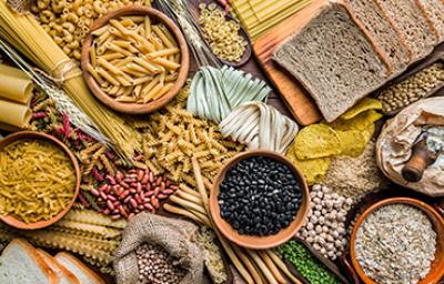 Pastas, arroces, cereales, panes y otros tipos de carbohidratos. Pastas, arroces, cereales, panes y otros tipos de carbohidratos.