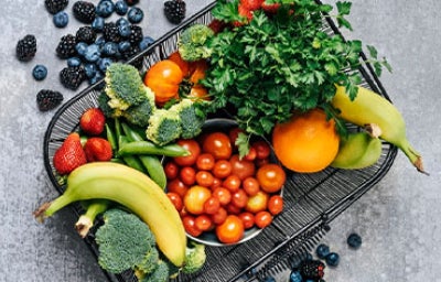 Algunas de las frutas y verduras consideradas alimentos FODMAP