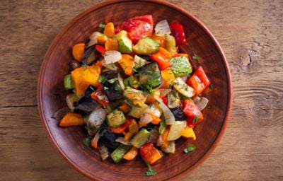 Ensalada para llevar una alimentación flexitariana