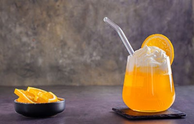 soda saborizada de naranja