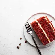 Torta fácil de red velvet