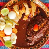 Plato de desayuno mexicano