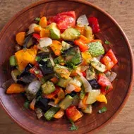 Ensalada para llevar una alimentación flexitariana