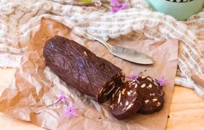 Salame de chocolate Salame de chocolate