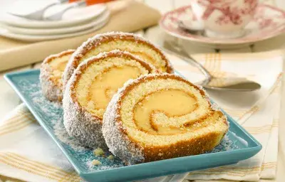 Brazo de Reina de Naranja y Coco Brazo de Reina de Naranja y Coco