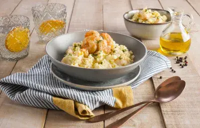 Risotto de Camarones