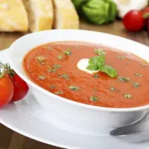 Sopa de tomate y albahaca Boost