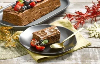 Terrina de cacao y galletas Terrina de cacao y galletas