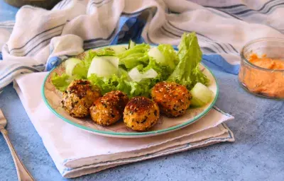 Nuggets de pollo y coliflor Nuggets de pollo y coliflor