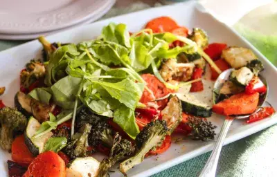 Ensalada de verduras asadas Ensalada de verduras asadas