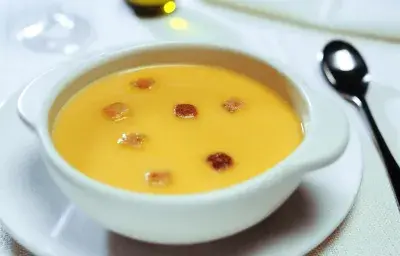 crema rápida de zapallo camote