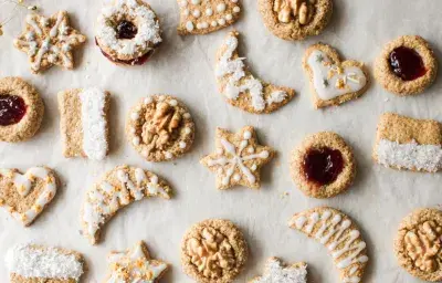 Galletas navideñas de nuez Galletas navideñas de nuez