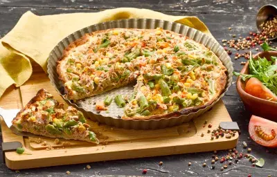 Tarta fácil de Atún y Verduras Tarta fácil de Atún y Verduras