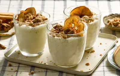 Espuma de manzana y crumble Espuma de manzana y crumble