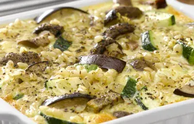 gratín de mote con verduras gratín de mote con verduras