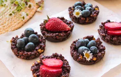 Tacitas de cereal Estrellitas®, chocolate y fruta Tacitas de cereal Estrellitas®, chocolate y fruta