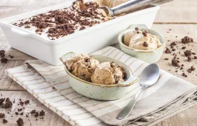 Helado de manjar sin azúcar Helado de manjar sin azúcar