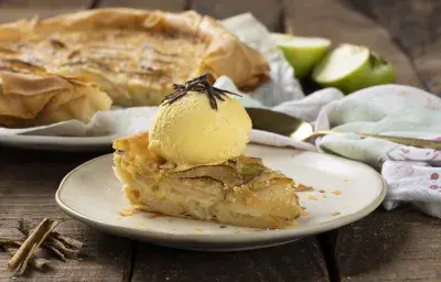 Tarta strudel de manzana Tarta strudel de manzana