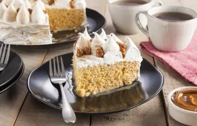 Torta cuatro leches manjar Torta cuatro leches manjar