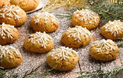 Galletas navideñas de pasas al ron