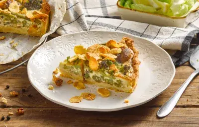 Quiche crocante de papas y verduras