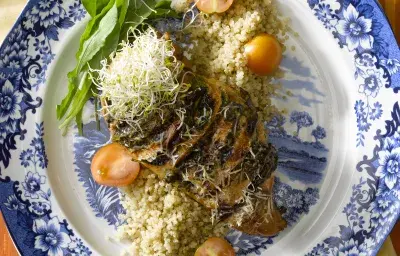 Pechugas de Pollo con Espinaca Gratinada Pechugas de Pollo con Espinaca Gratinada