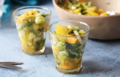 Ceviche de kiwi