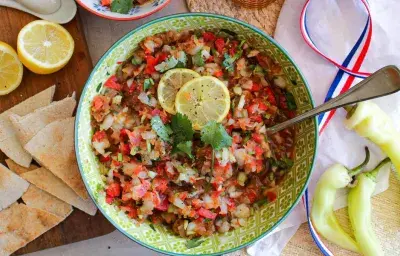 Ceviche de cochayuyo Ceviche de cochayuyo