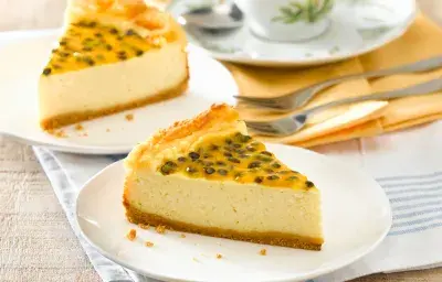 Cheesecake de Maracuyá Cheesecake de Maracuyá