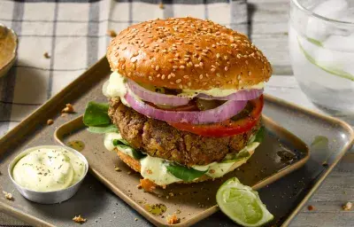 Hamburguesa de jurel Hamburguesa de jurel