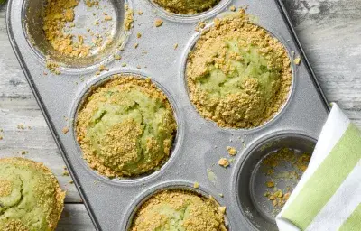 MUFFINS DE ESPINACA Y CROCANTE MUFFINS DE ESPINACA Y CROCANTE