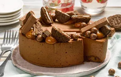 Torta mousse de chocolate Torta mousse de chocolate