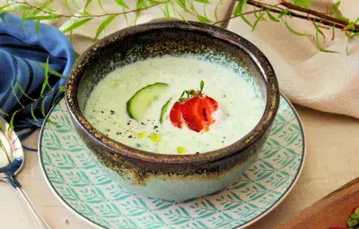 Gazpacho de pepino Gazpacho de pepino
