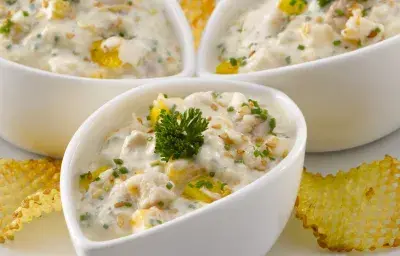 Ceviche cremoso de Corvina Ceviche cremoso de Corvina