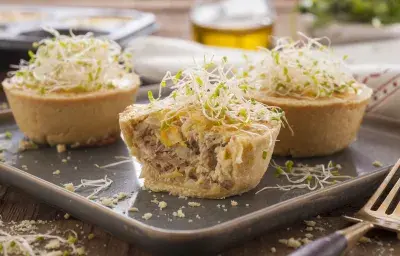 Mini quiche de atún Mini quiche de atún