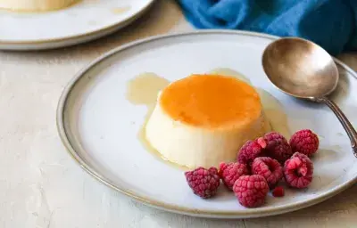 Flan de coco con Boost Senior