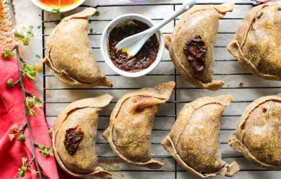 Empanadas de pino de berenjena Empanadas de pino de berenjena