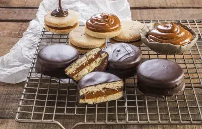 Alfajores sin azúcar Alfajores sin azúcar