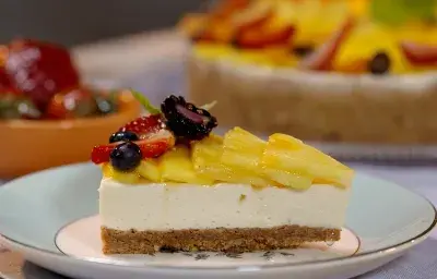 Pastel de ricotta sin horno Pastel de ricotta sin horno