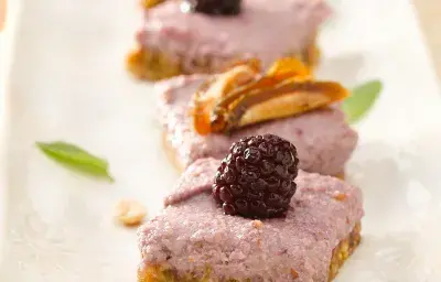 Tarta de Moras cruda sin Horno Tarta de Moras cruda sin Horno