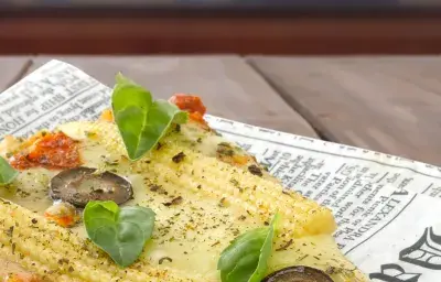 Pizza de Avena con Verduras