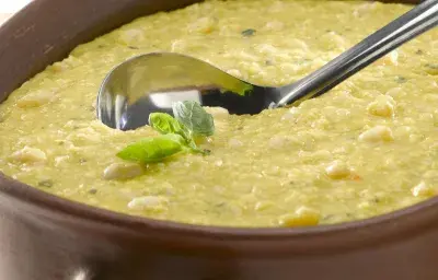 Porotos granados con mazamorra