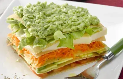 Torta Panqueques de Verduras Torta Panqueques de Verduras