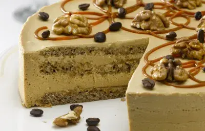 Torta de Mousse al Café Torta de Mousse al Café