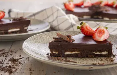 Tarta fría de chocolate Tarta fría de chocolate