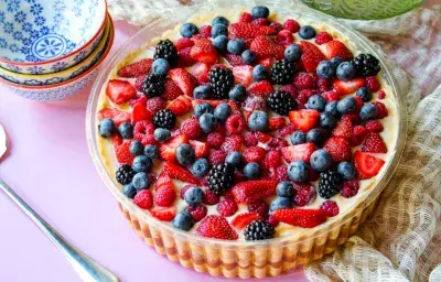 Copon de 3 leches y berries saludable Copon de 3 leches y berries saludable